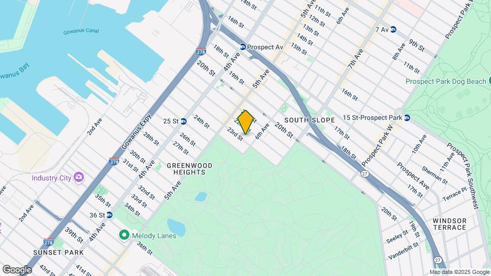 283 23rd St Mapa y Detalles de la Ubicación