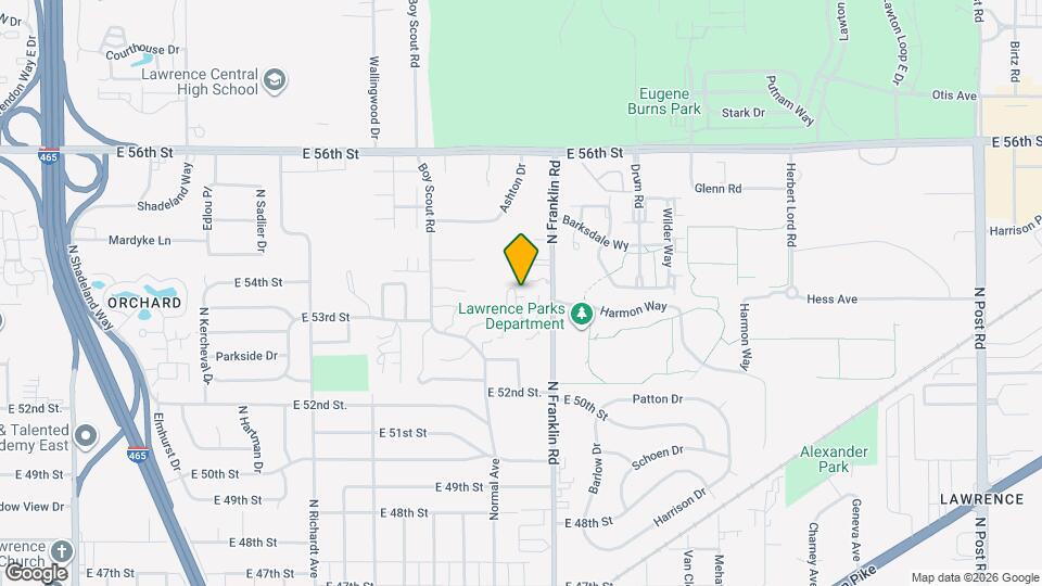 7890 Benjamin Dr Map and Location Details