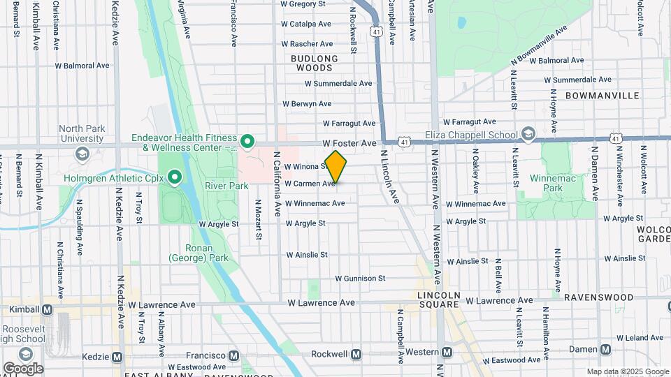 2633 W Carmen Ave Map and Location Details