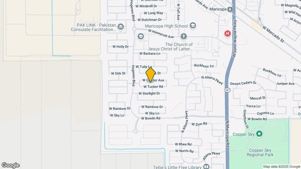 45666 W Tucker Rd Map and Location Details
