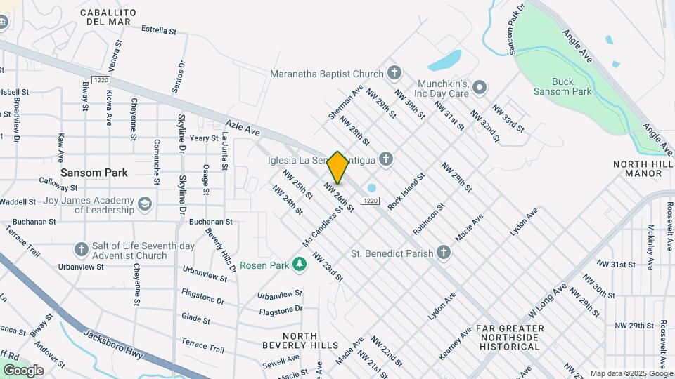 3310 NW 26th St Map and Location Details