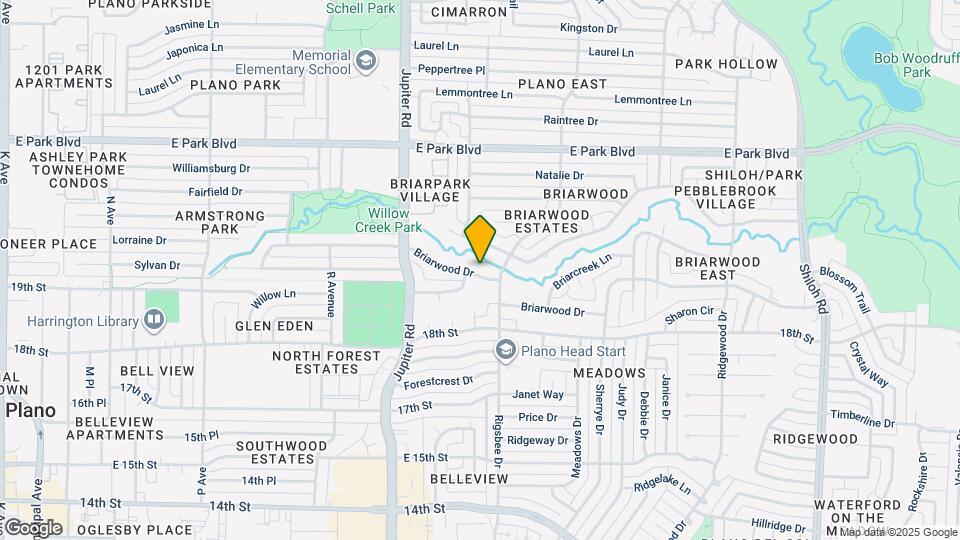 2605 Briarwood Dr Map and Location Details