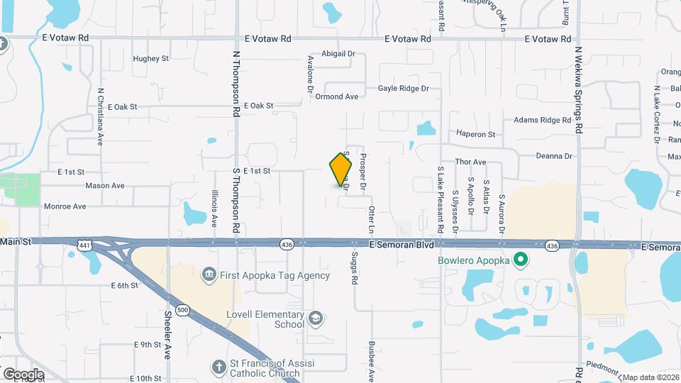 130 S Bulova Dr Map and Location Details