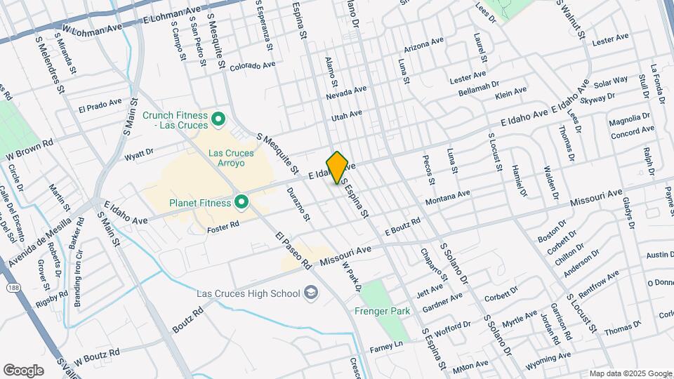 1323 S Almendra St Map and Location Details