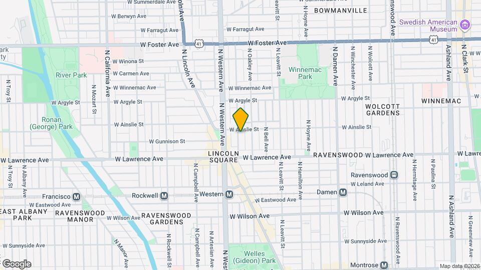 4851 N Claremont Ave, Unit 205 Map and Location Details
