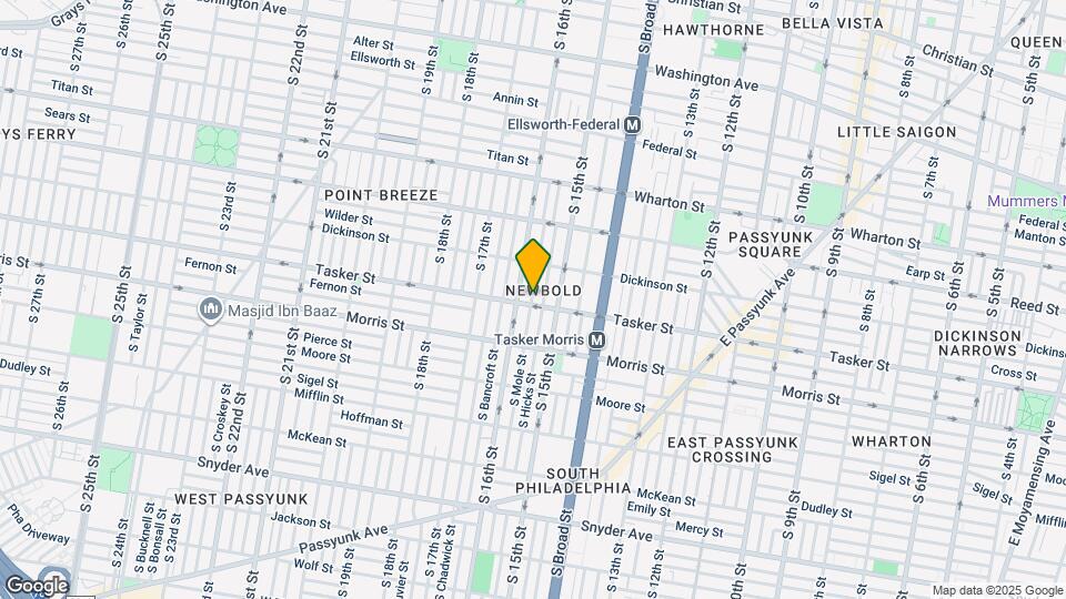1525 Tasker St Map and Location Details