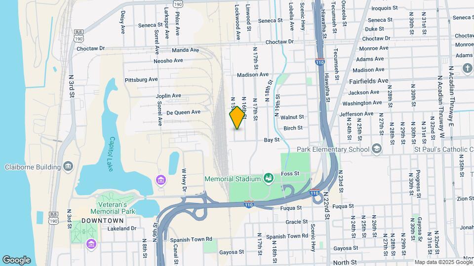 1632 N 15th St Map and Location Details