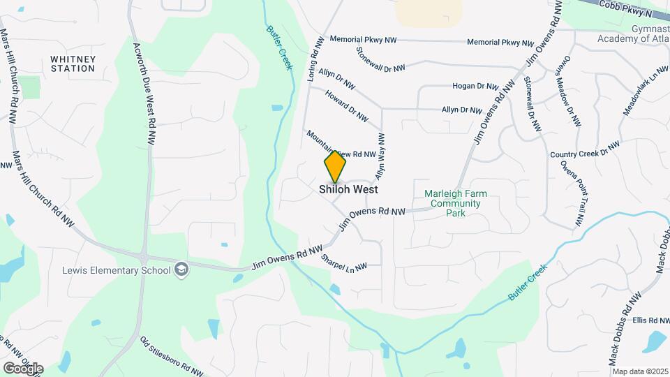 3810 Shiloh Church Rd NW Map and Location Details