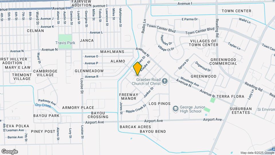 1801 Klauke St Map and Location Details