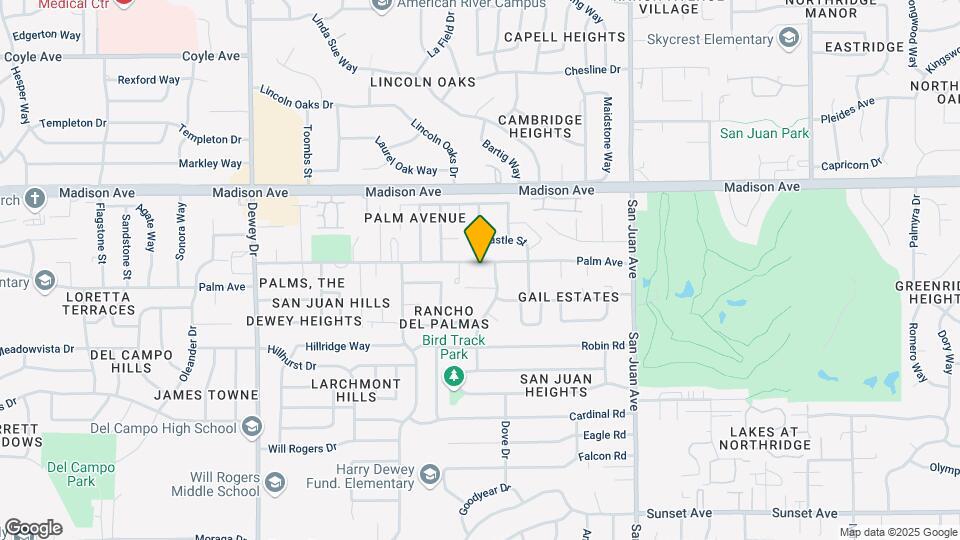 7120 Palm Ave Map and Location Details