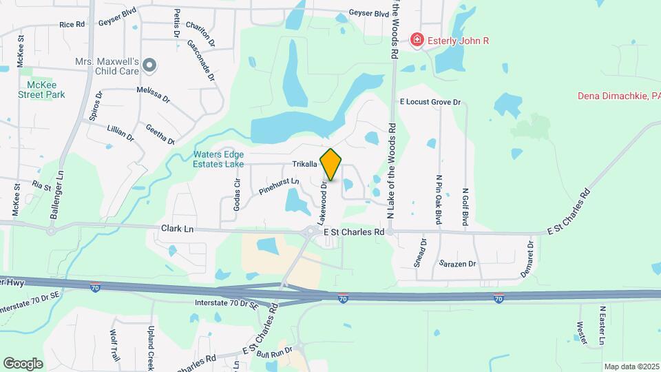 1704 Lakewood Dr Map and Location Details