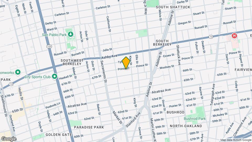 1632 Prince St Map and Location Details