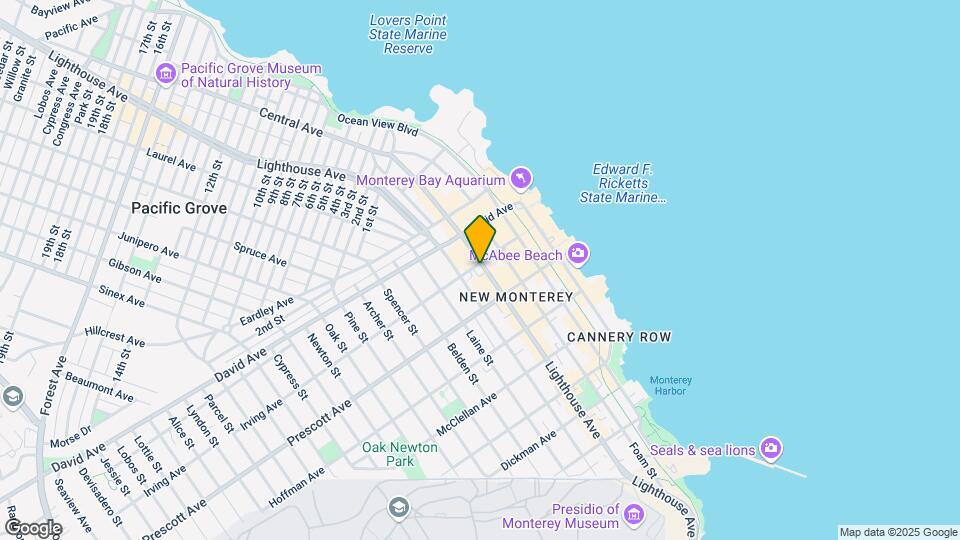 799 Lighthouse Avenue - Monterey Map and Location Details