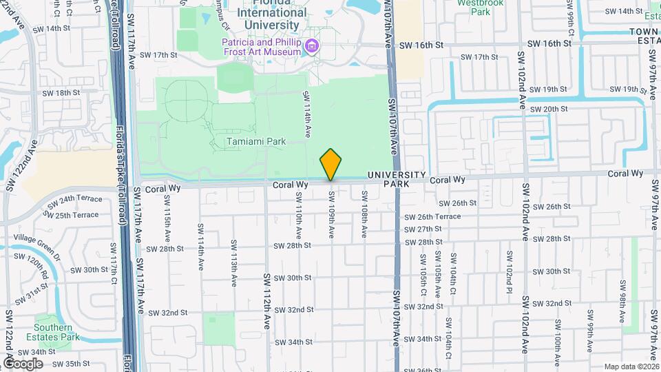 10932 SW 25th St Map and Location Details