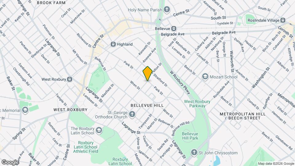 267 Park St, Unit Unit 1 Map and Location Details