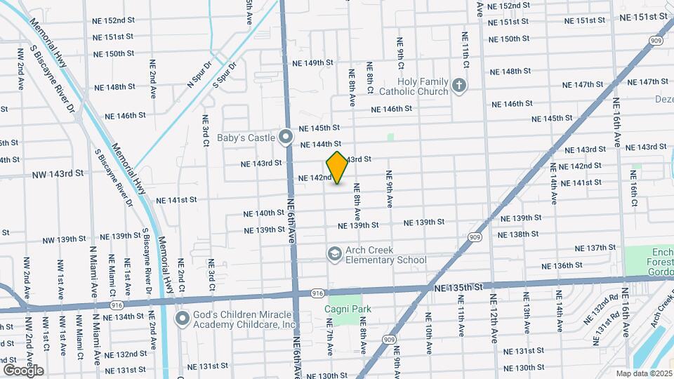 731 NE 141st St Map and Location Details