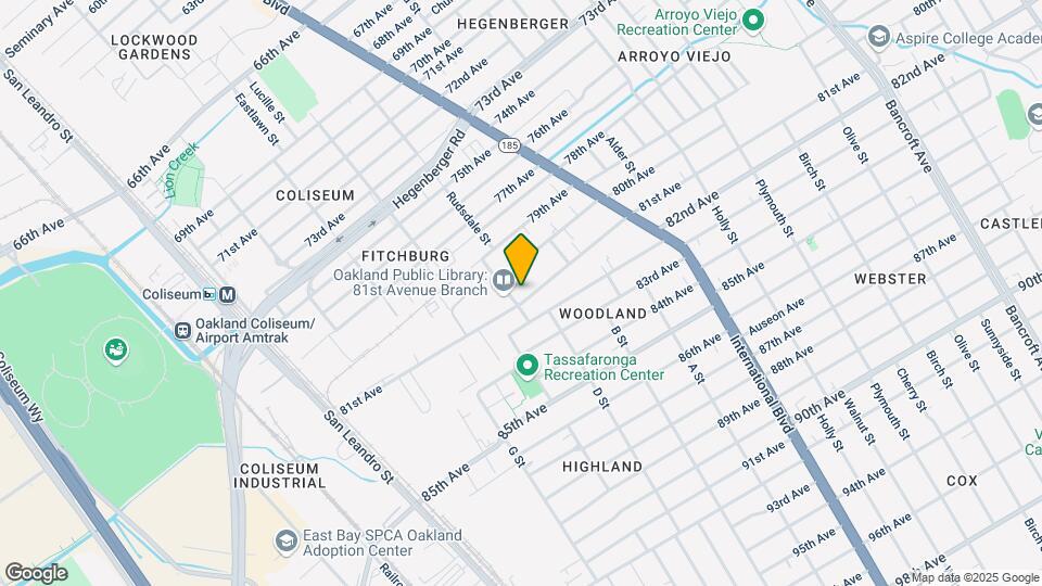 1071 81st Ave Map and Location Details