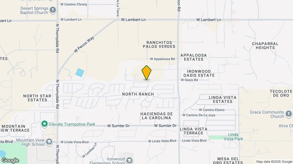 3140 W Treece Way Mapa y Detalles de la Ubicación