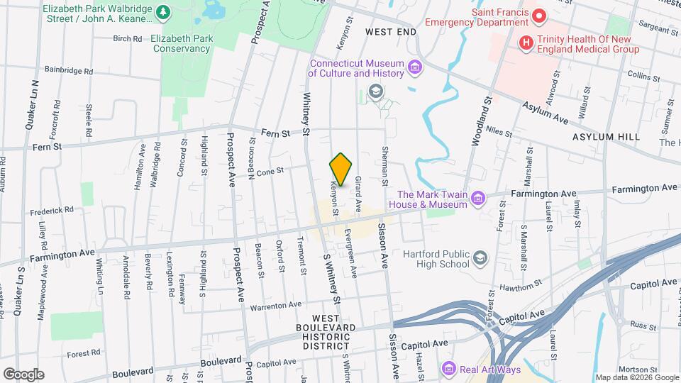 38 Kenyon St Map and Location Details