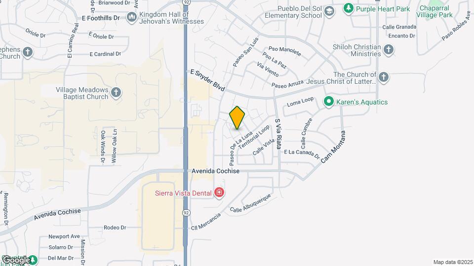 4427 La Corte Dr Map and Location Details