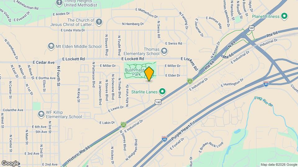 3134 E Mt Elden Dr Map and Location Details