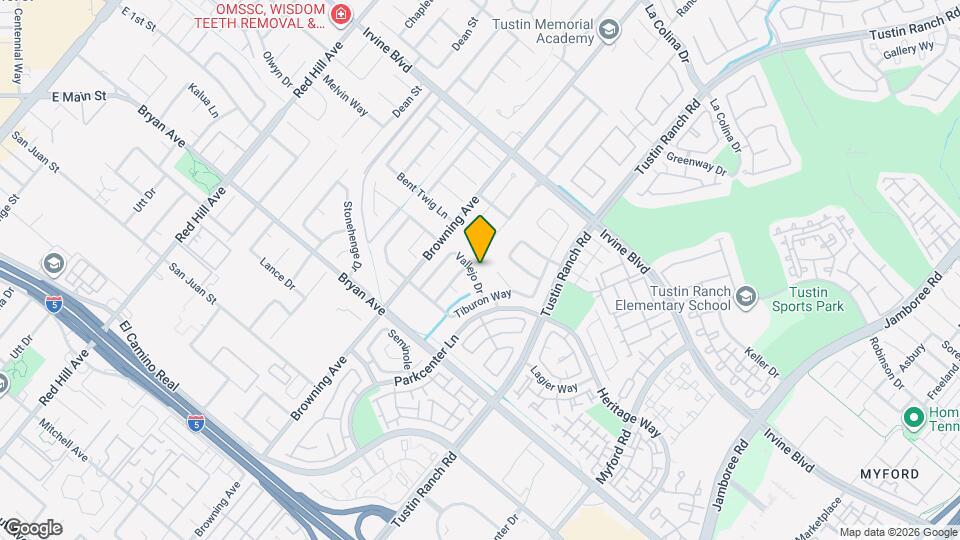 2101 Vallejo Dr Map and Location Details