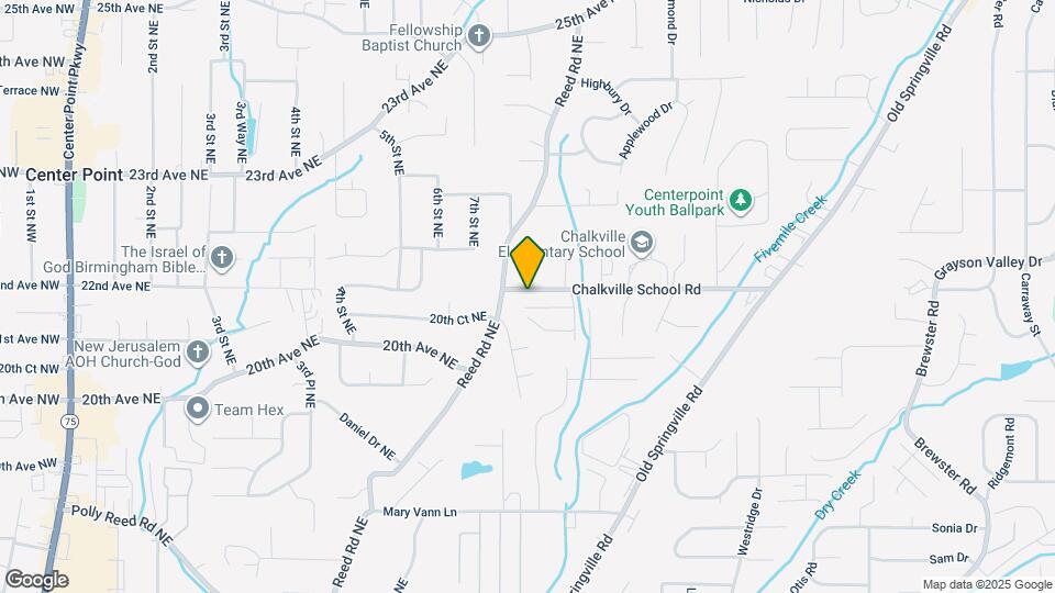 813 Chalkville School Rd Map and Location Details
