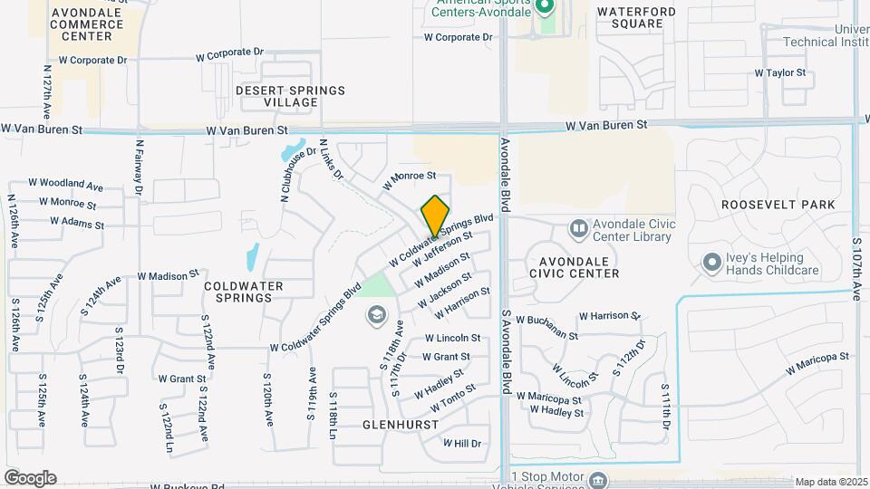 11614 W Jefferson St Map and Location Details