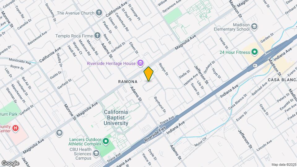 8204 Sherwood Pl Map and Location Details