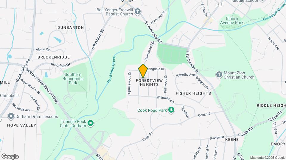 2907 Beechwood Dr Map and Location Details