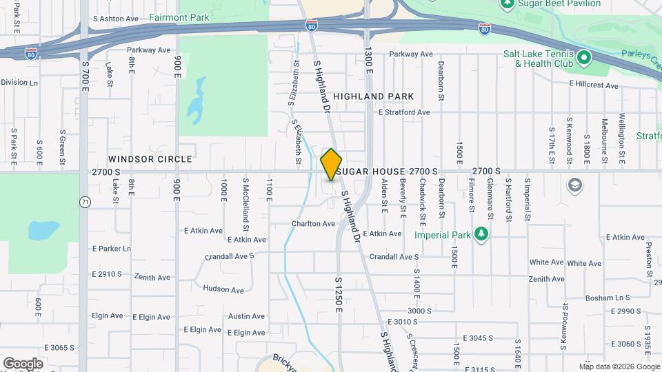 2708 Highland Dr Mapa y Detalles de la Ubicación