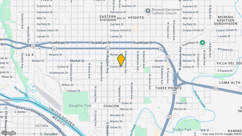 1801 Cortez St, Unit Rear Mapa y Detalles de la Ubicación