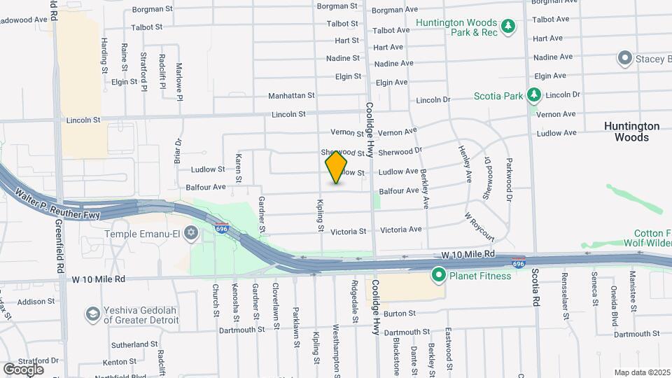 13710 Balfour Ave Map and Location Details