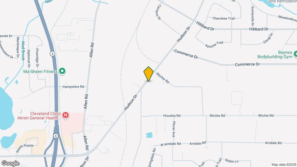 4503 Hudson Dr Map and Location Details