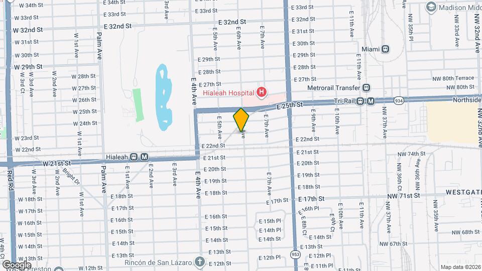 2290 E 6th Ave Map and Location Details