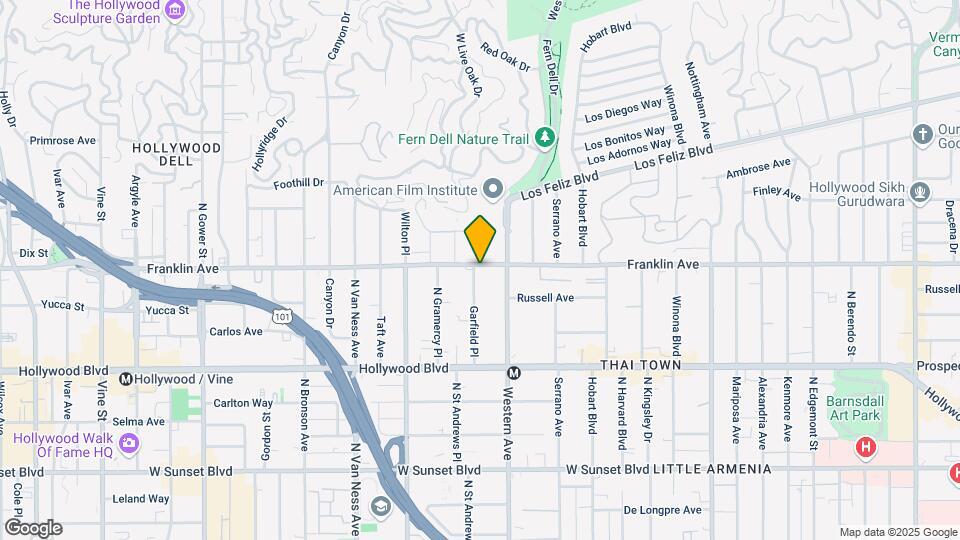 5544 Franklin Ave Mapa y Detalles de la Ubicación