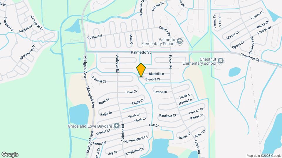 645 Bluebill Ct Map and Location Details
