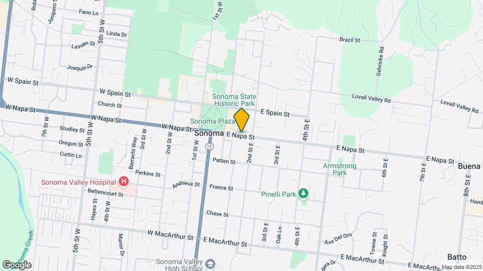 156 E Napa St Map and Location Details