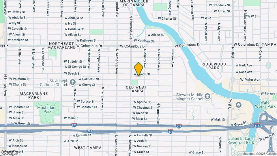 2117 W Palmetto St Map and Location Details