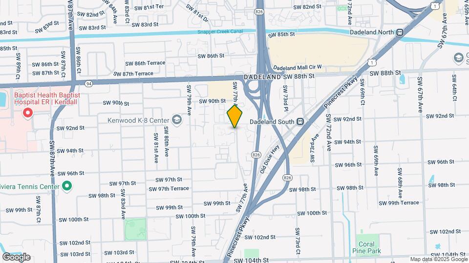 9394 SW 77th Ave Map and Location Details