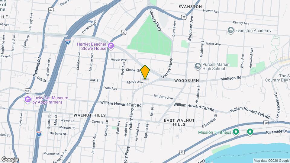 1230 Myrtle Ave Map and Location Details