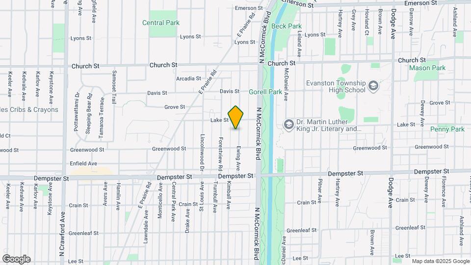 8934 Ewing Ave Map and Location Details