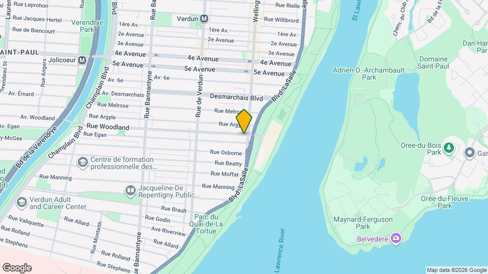 254 Woodland Av Map and Location Details