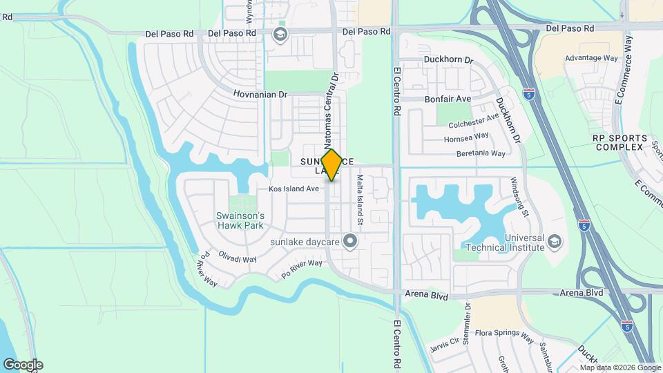 4236 Natomas Central Dr Map and Location Details