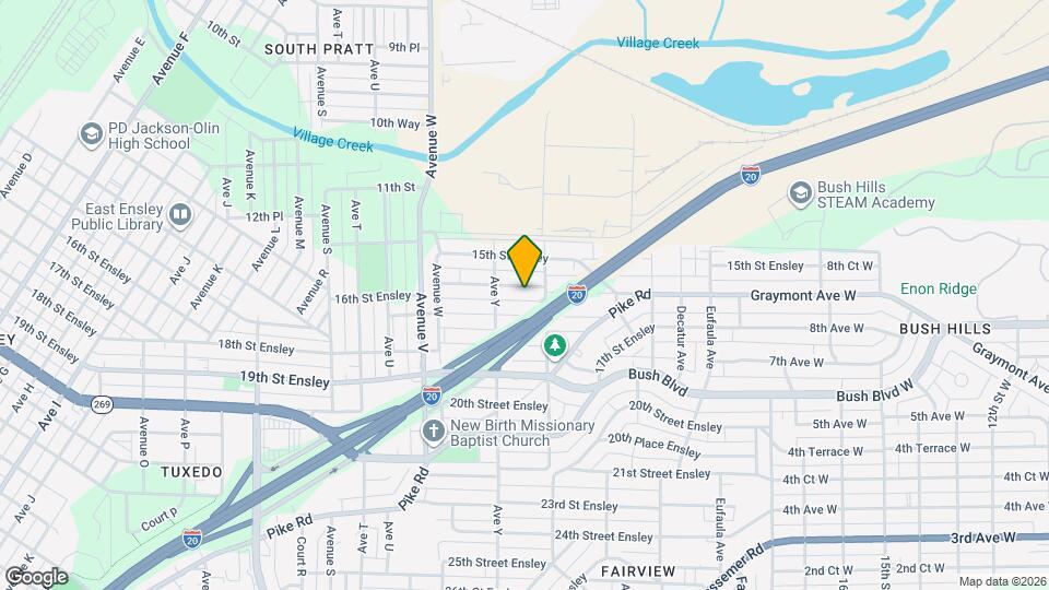 2523 16th St W Map and Location Details