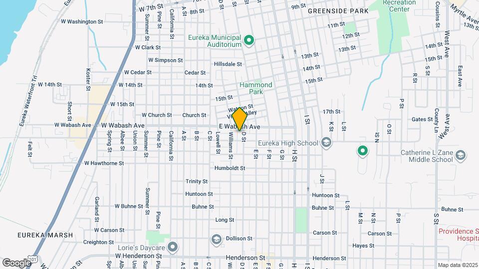 1822 D St Mapa y Detalles de la Ubicación