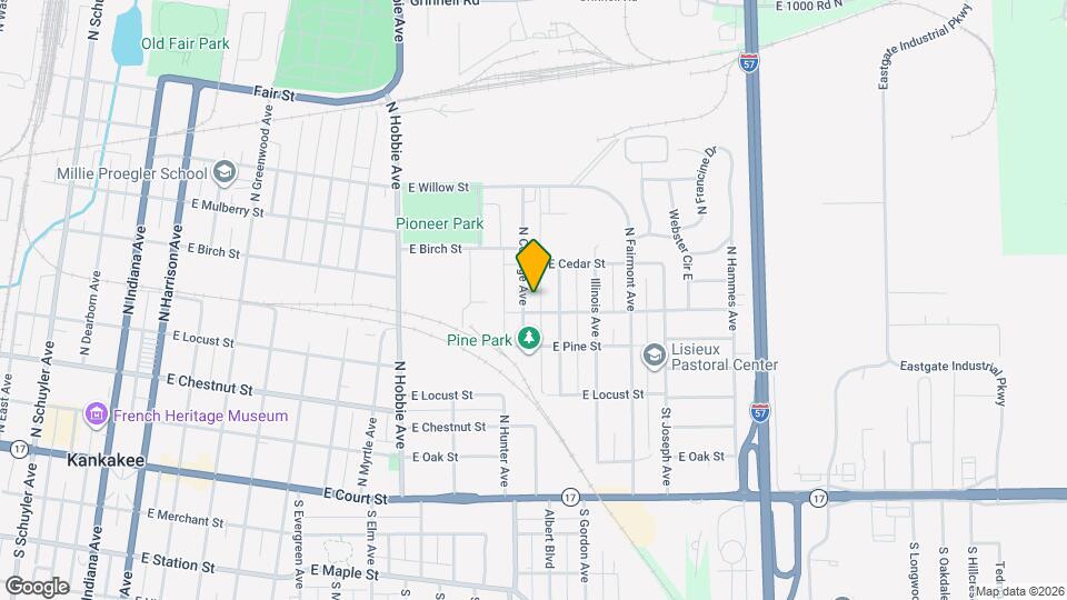 530 N Cottage Ave Mapa y Detalles de la Ubicación