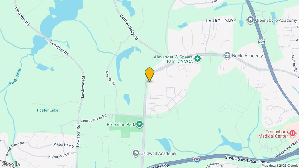 3104 Horse Pen Creek Rd Map and Location Details