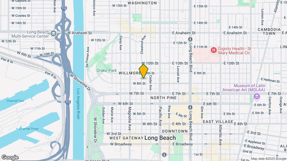 810 Chestnut Ave Mapa y Detalles de la Ubicación