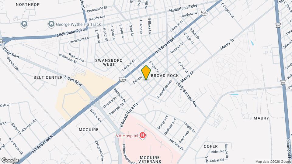 3501 Stockton St Map and Location Details